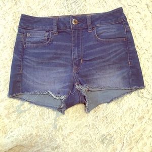 American Eagle Hi-Rise Shortie Denim Shorts - sz 2